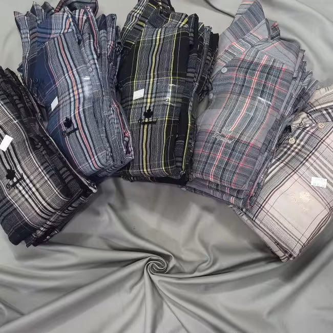 پیراهن چهار خونه مردانه کشی