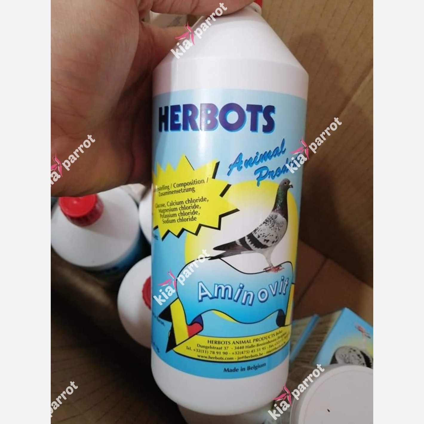مکمل Amino Vit پرندگان HERBOTS بلژیک- 10 سی سی