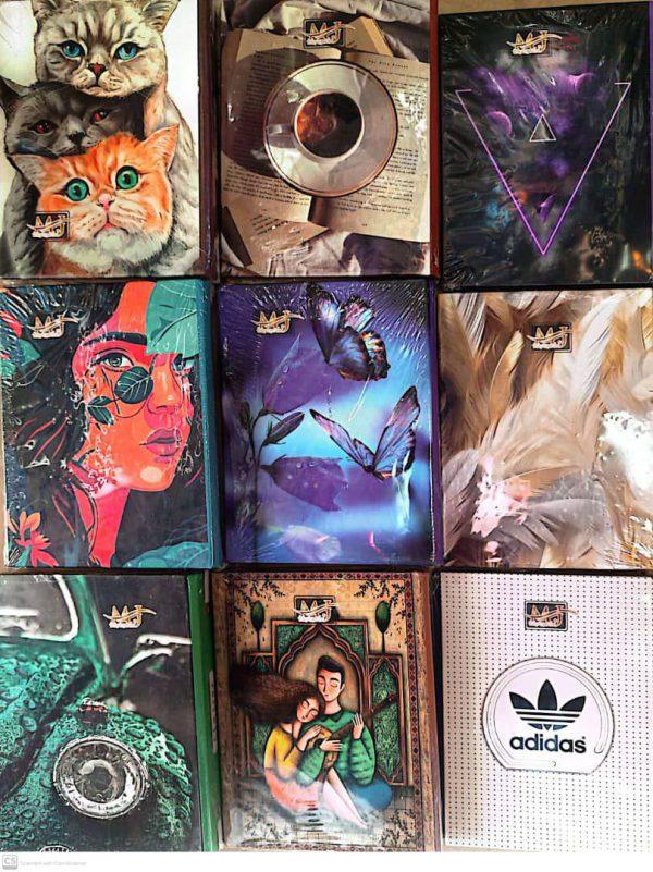 دفتر یادداشت کلاسوری طرح فانتزی 1/8 عمده