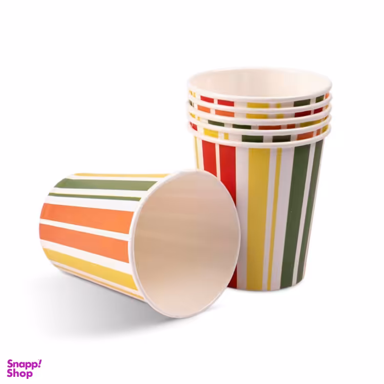 لیوان یکبار مصرف کاغذی مدل 220cc مجموعه 100 عددی