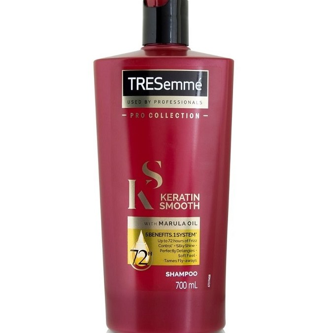 ترزمه شامپو کراتین ترزمه مدل keratin smoothحاوی کراتین و روغن مارولا 700 میل