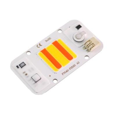 مجموعه 2 عددی LED COB آفتابی - فول اسپکتروم رشد گیاه 50W 220V سایز 7540 طرح B