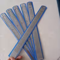 خط کش فلزی 30 سانتی متری با کیفیت ضخیم کاور دار