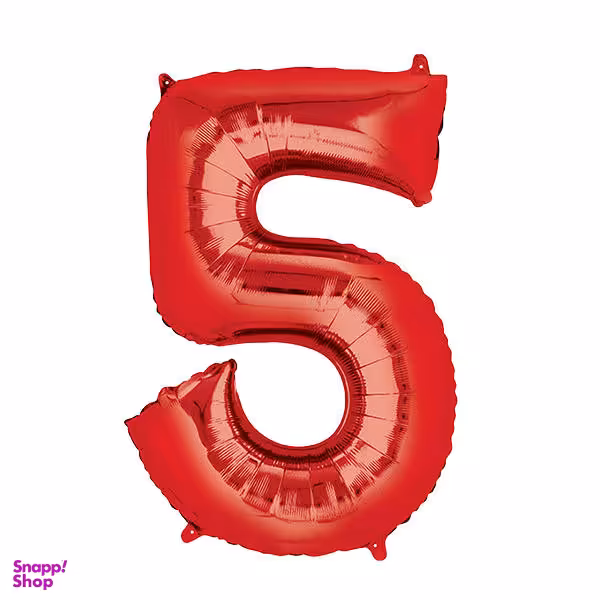 بادکنک فویلی طرح عدد 5