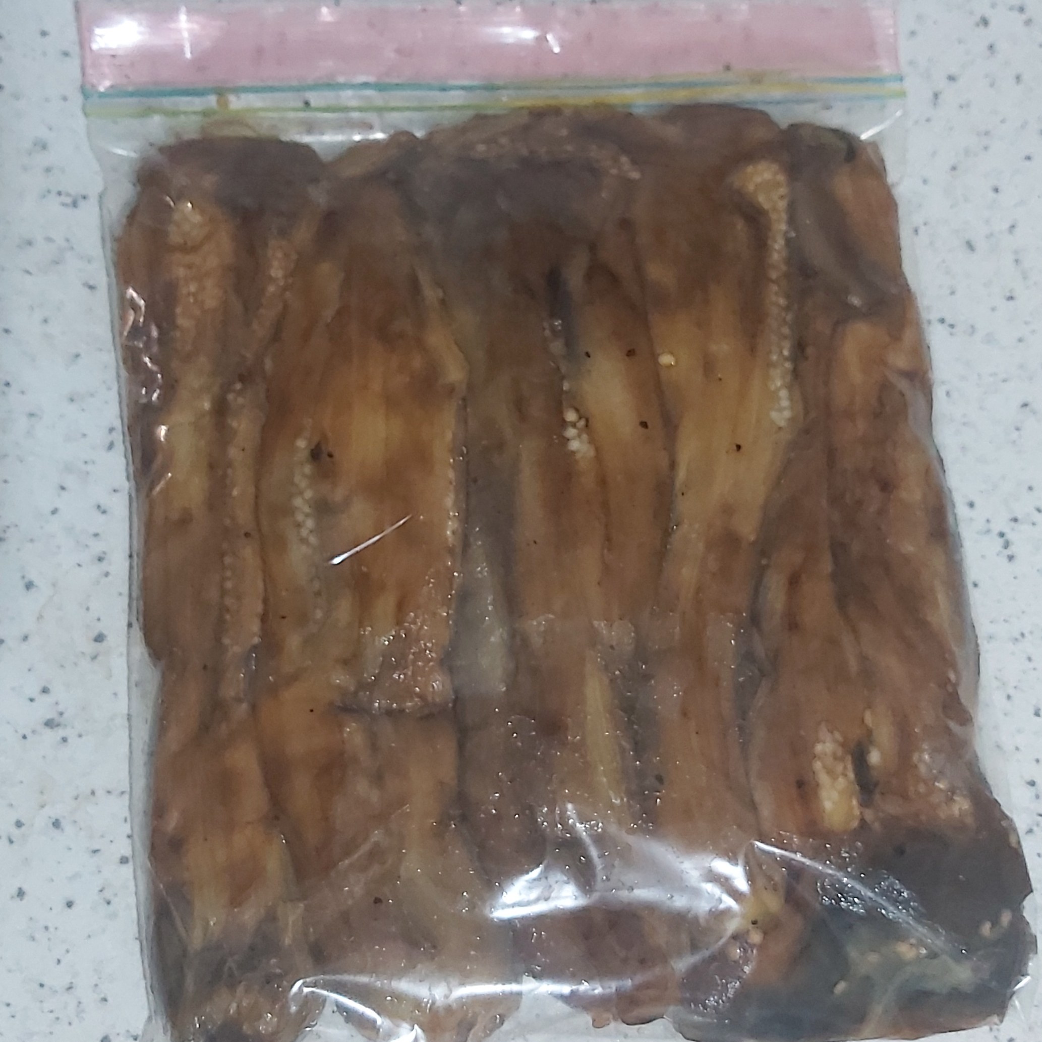 بادمجان سرخ شده درسته خانگی