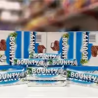 شکلات نارگیلی خارجی دو عددی  BOUNTY فروش بصورت پک 10 عددی