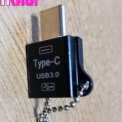  تبدیل فلزی OTG تایپ سی USB3 زنجیر دار