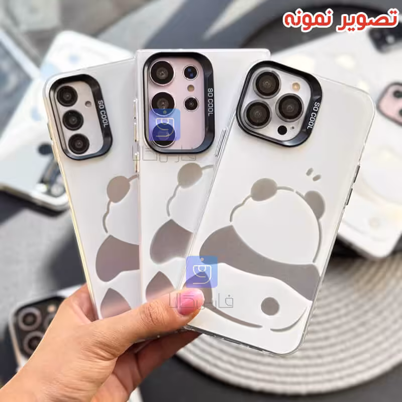 خرید قاب فانتزی گوشی S23 FE مدل پاندای خسته از فارس کالا