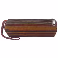 جامدادی گلیم دستباف  کد JAMEDGLI22 نفیس  زیپ قوی  رنگ قهوه ای قرمز آجری