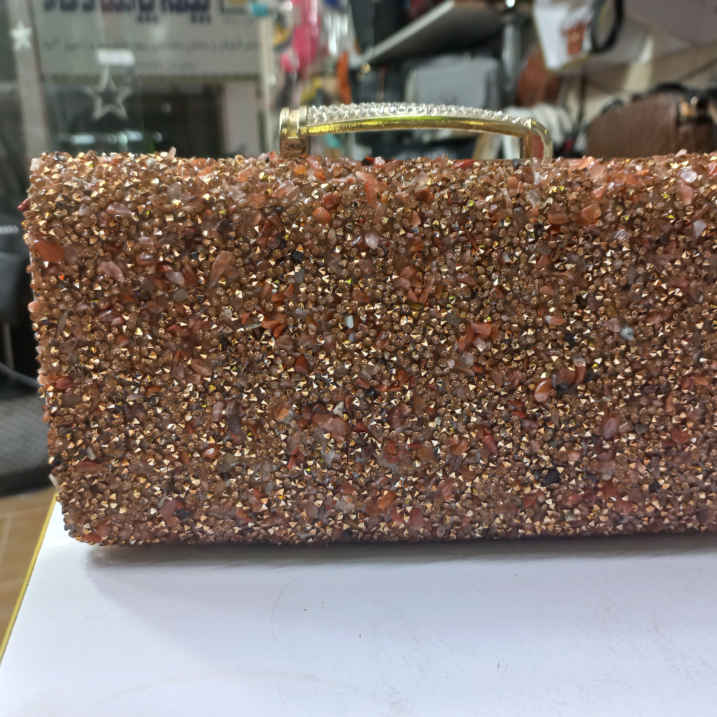 کیف مجلسی  سنگ کار شده زنانه