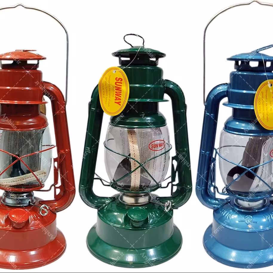 فانوس نفتی سان وی سایز 10 دارای رنگ ابی 