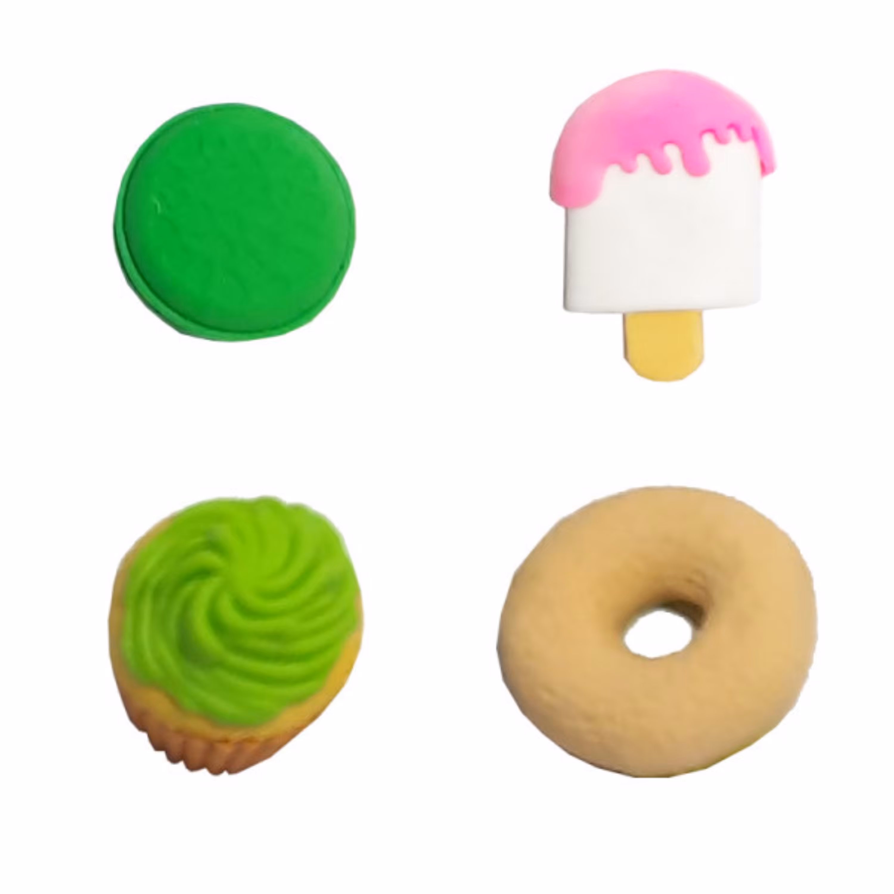 پاک کن طرح کیک و بستنی کد ft مجموعه 4 عددی