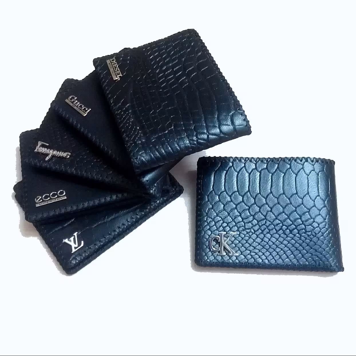 کیف چرم طبیعی دست دوز (پک 5 عددی)