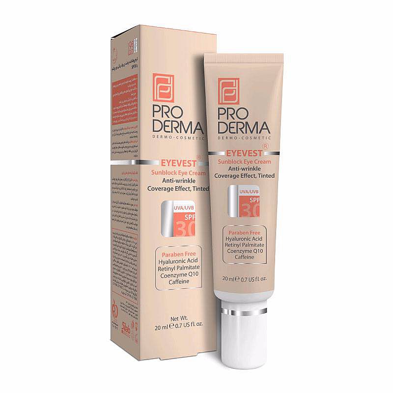 قیمت خرید اینترنتی کرم ضدچروک دورچشم رنگی Spf30 پرودرما 20 میل | فارموکسین