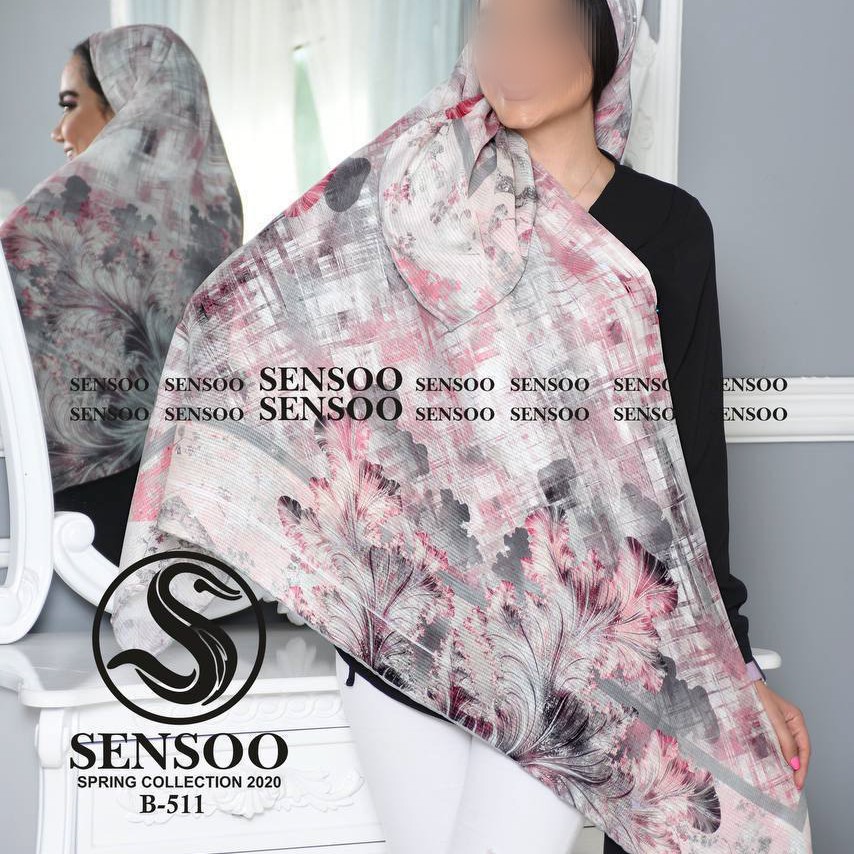 روسری مجلسی ابریشم توییل قواره 120 دپر دست دوز کد B-511