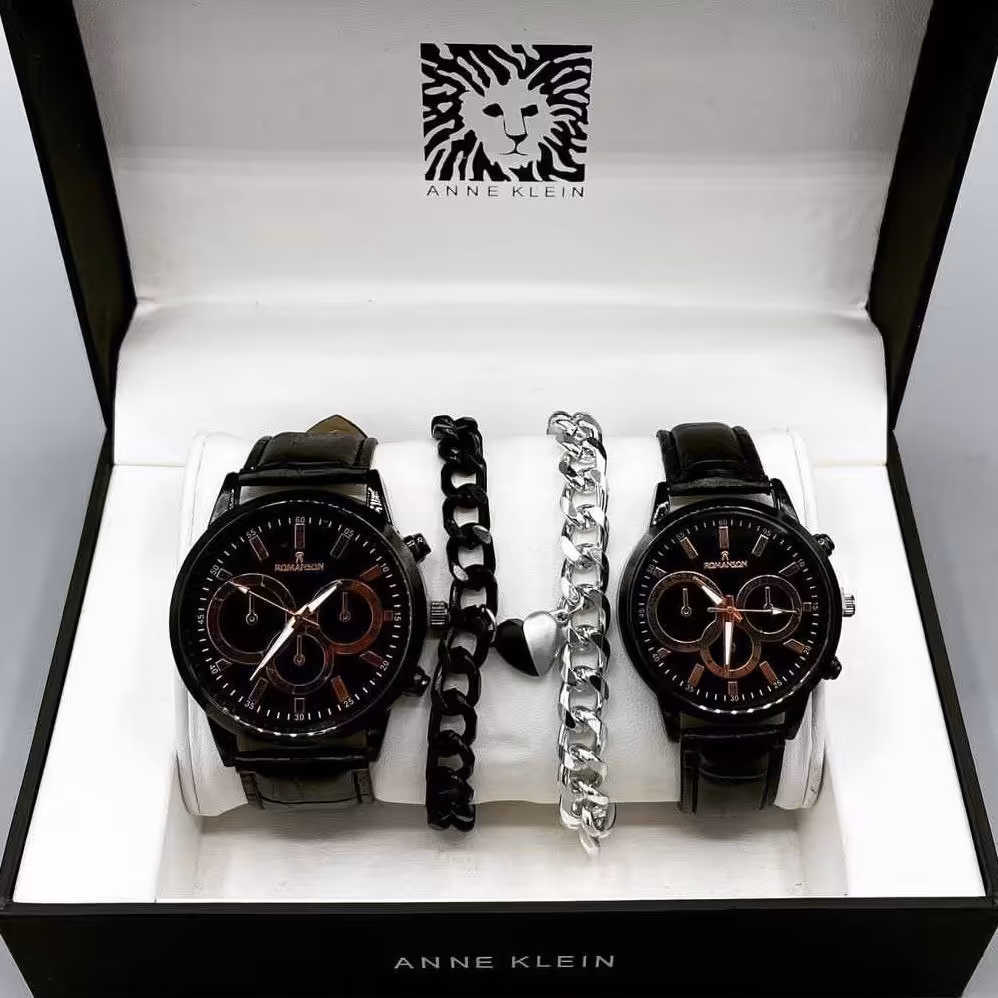 ست ساعت و دستبند مردانه و زنانه ساعت ست کادوی ولنتاین ساعت و دستبند ست ساعت و دستبند های وصل شدنی ست ساعت شیک