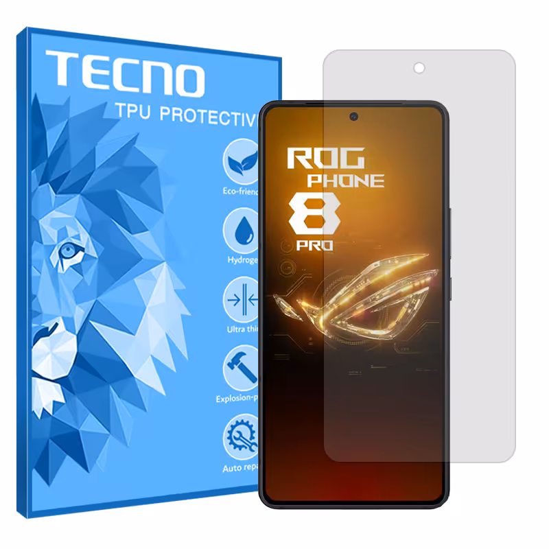 گلس ایسوس ROG Phone 9 Pro مدل هیدروژلی شفاف برند تکنو کد S