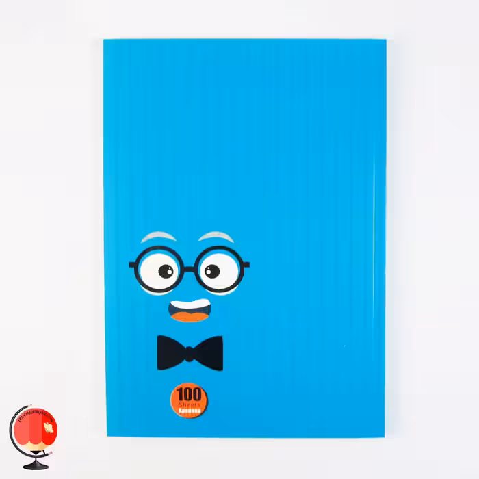 دفتر مشق 100 برگ طرح عینک آپادانا