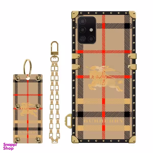 کاور مدل صندوقی کد L01 مناسب برای گوشی سامسونگ Galaxy A71 4G + بند آویز