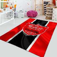 فرشینه چاپی فوتبالی پسرانه طرح پرسپولیس BAs-4128