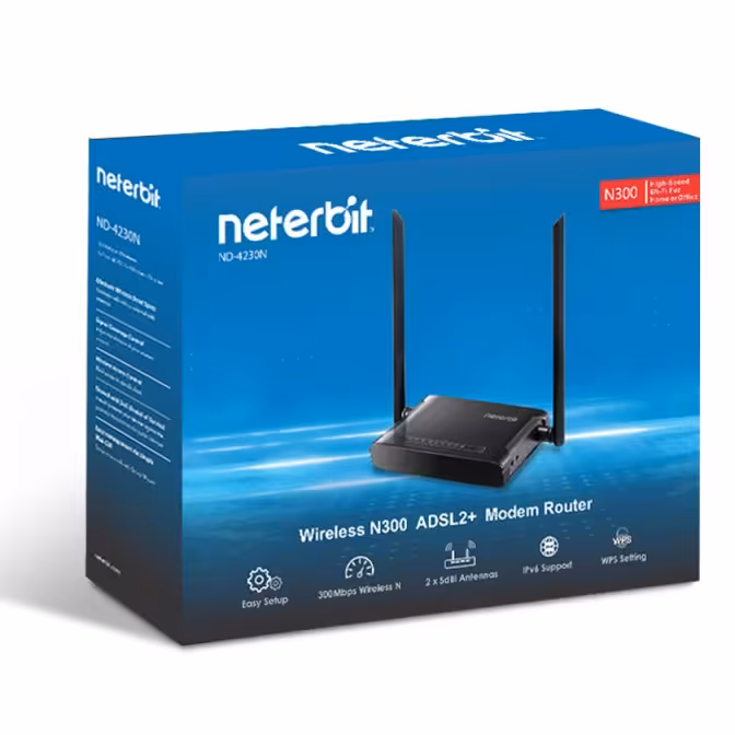 مودم ADSL نتربیت مدل 4230n مودم روتر 4230 سه سال گارانتی
