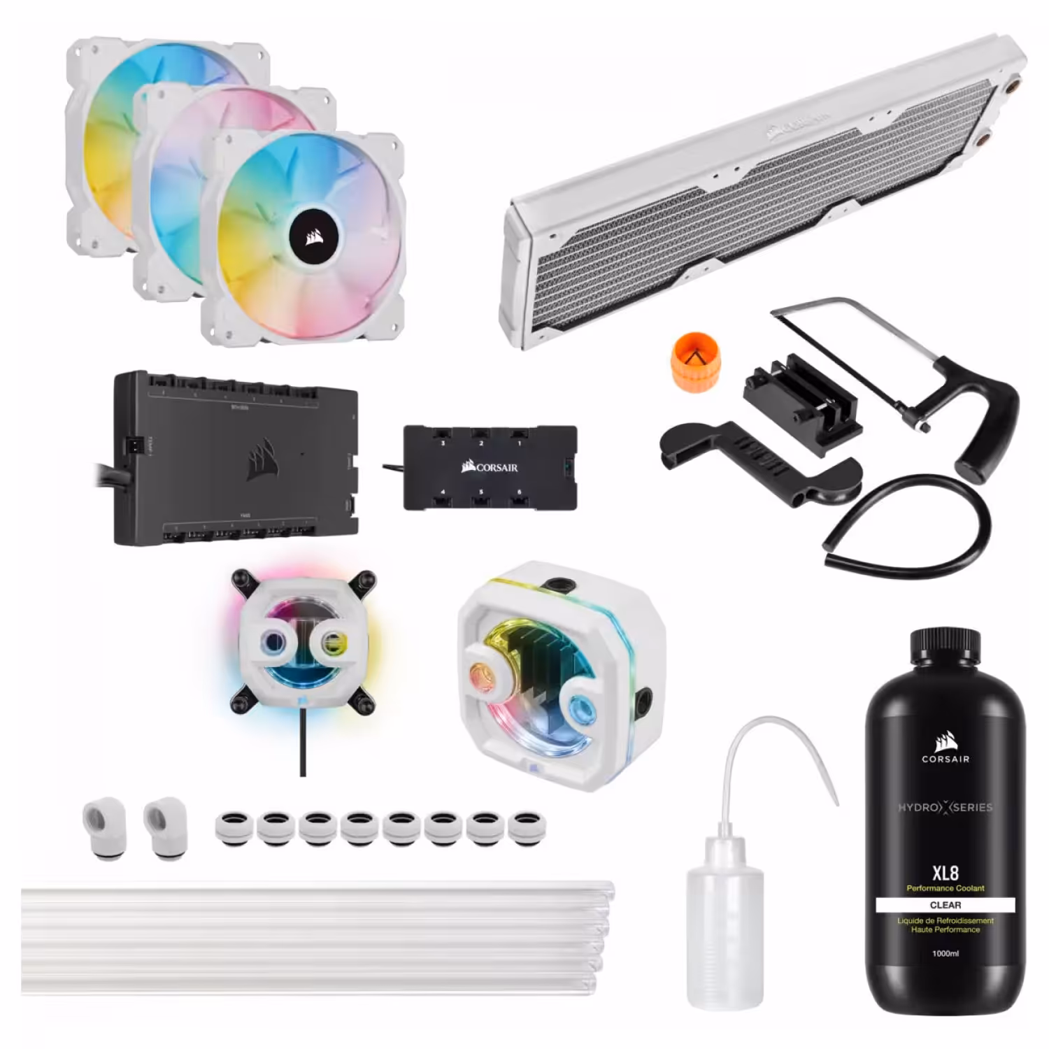 کیت خنک کننده پردازنده کورسیر HYDRO X SERIES ICUE XH303I RGB PRO - WHITE