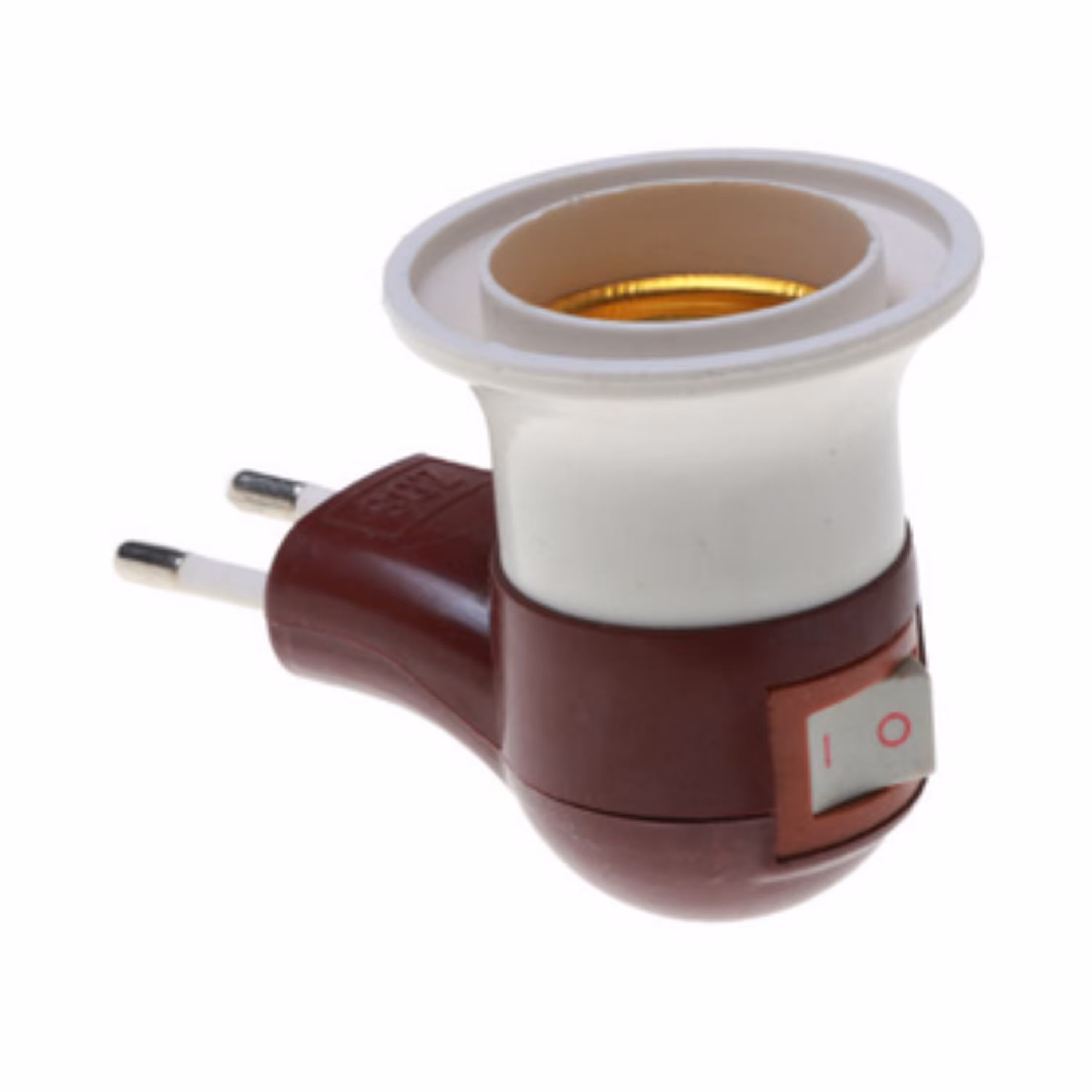 سرپیچ لامپ دوشاخه دار کلیددار کد 999