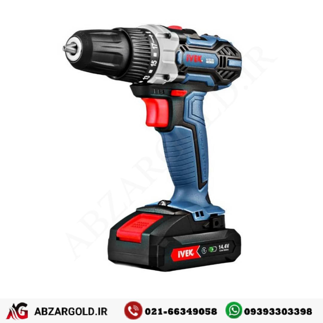 دریل پیچگوشتی شارژی لیتیوم 14.4 ولت K-7214v ایوک
