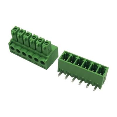 مجموعه 8 عددی ترمینال کشویی فونیکس 6 پین 3.81mm رایت سبز
