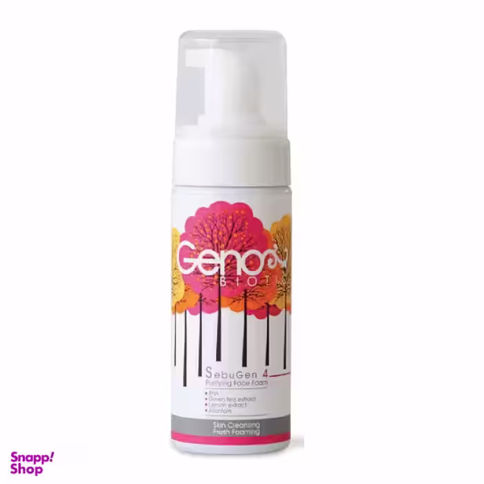 فوم شستشوی صورت ژنوبایوتیک (Geno Biotic) مدل Purifying حجم 150 میلی‌ لیتر