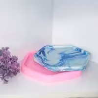 قالب سیلیکونی سینی شش ضلعی