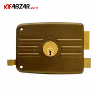 قفل درب حیاط ایزو کلید معمولی 7 ساچمه منیر صنعت