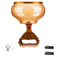 آجیل خوری پایه دار طرح دلوین کد 455 