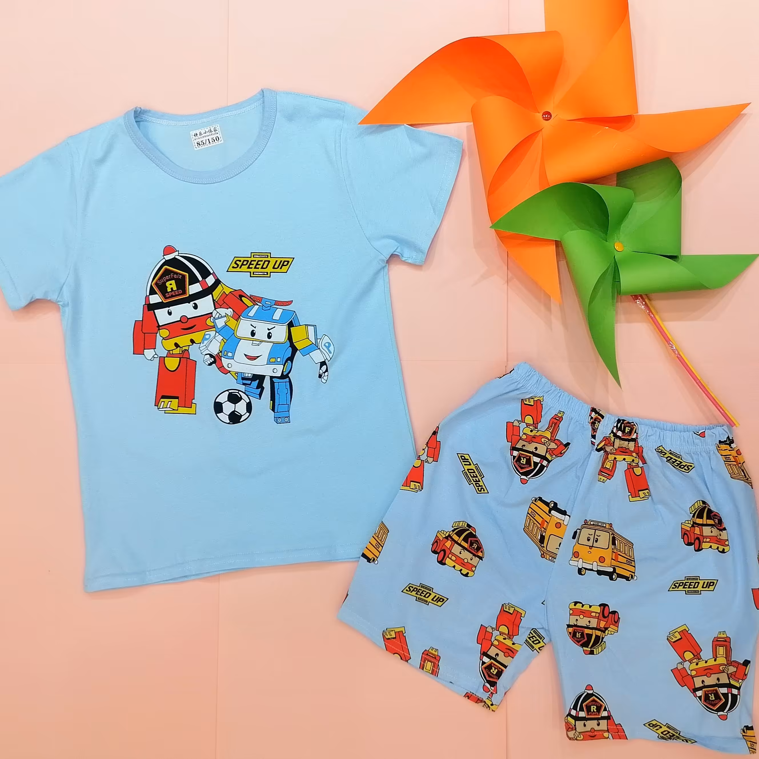 تیشرت و شلوارک پسرانه راحتی 6تا12 سال