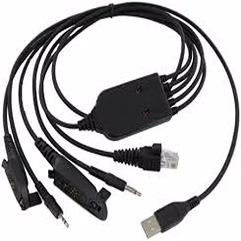 کابل پروگرام برنامه ریزی بسیمهای  موتورولا  و آیکوم MOTOROLA و  ICON با پورت USBو پورت COM