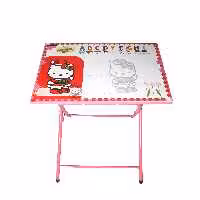 میز تحریر میزیمو طرح کیتی 1 کد 1451(مدل پایه رنگی)