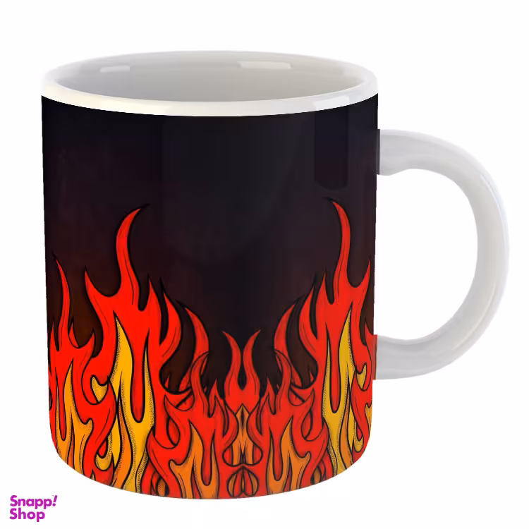 ماگ سرامیکی طرح آتشین کد 837