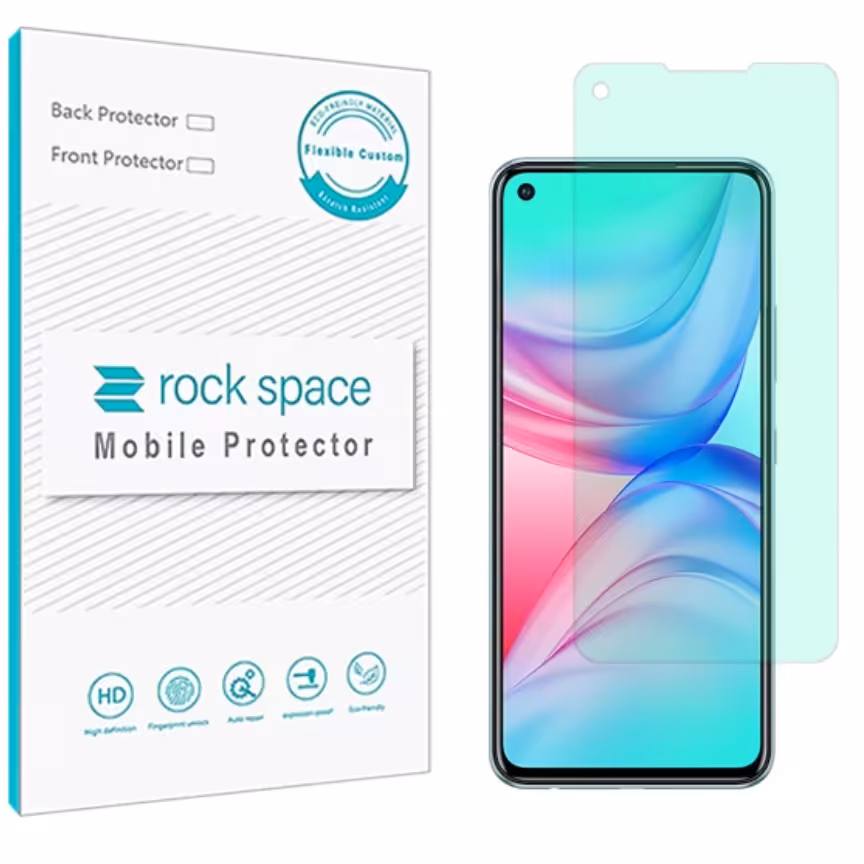 گلس   اینفینیکس Hot 10 مدل نانو هیدروژل گرین لایت برند راک اسپیس   