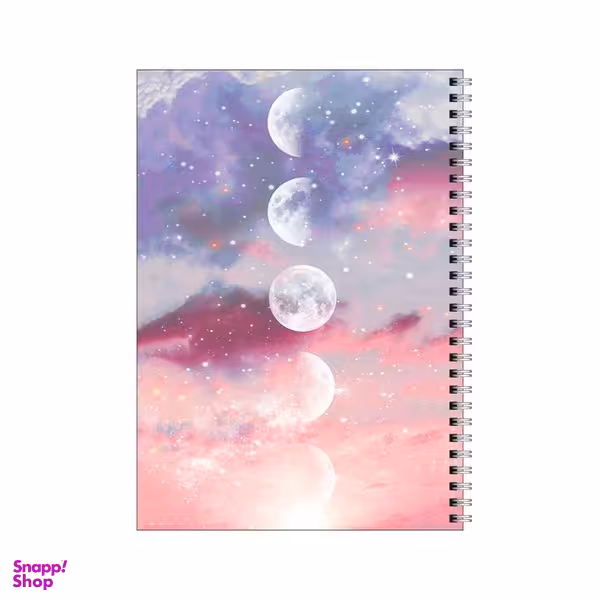دفتر مشق 80 برگ بامبیلیپ طرح ماه و آسمان کد 4775212