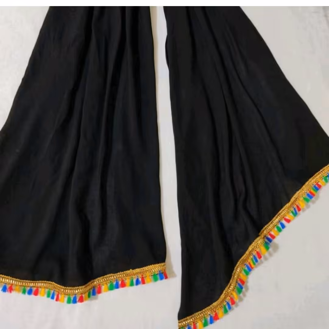 شال مشکی اسلپ سنتی