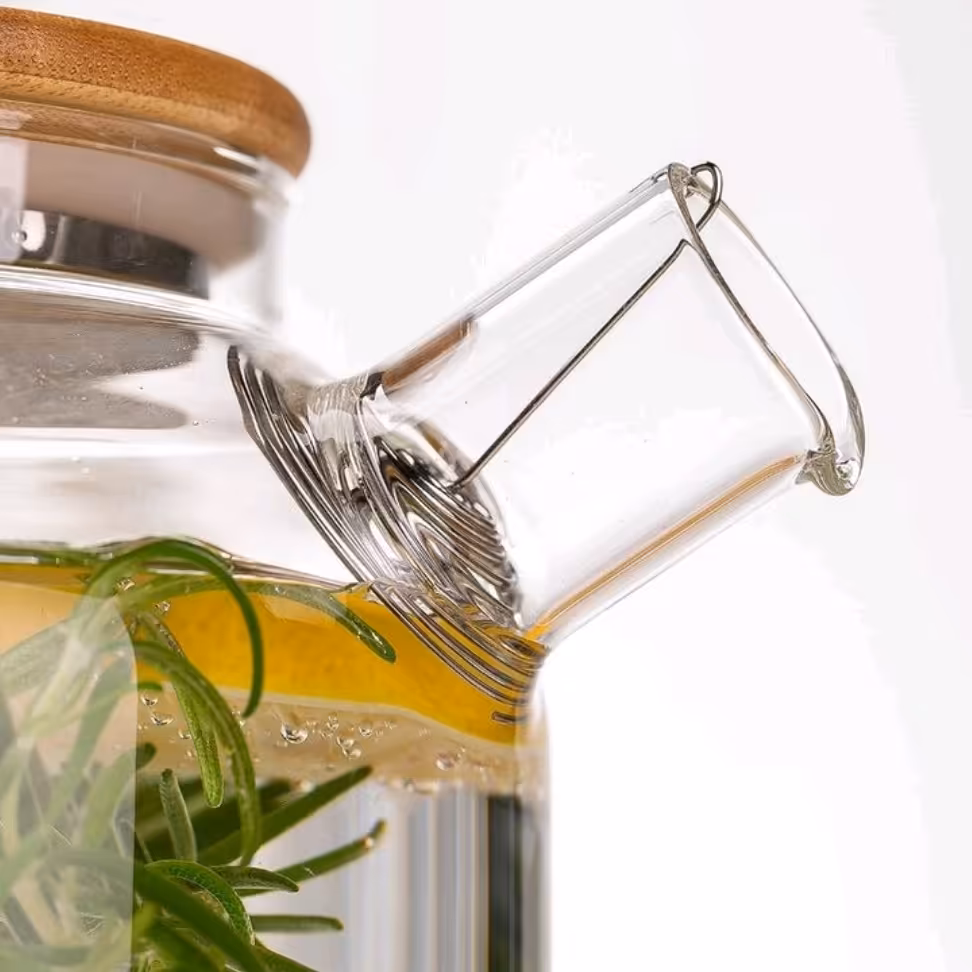 قوری پیرکس شعله مستقیم ( گنجایش 1500 میل )