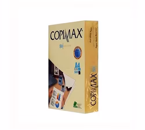 کاغذ A4 زرد کپی مکس 80 گرم خارجی بسته 500 عددی