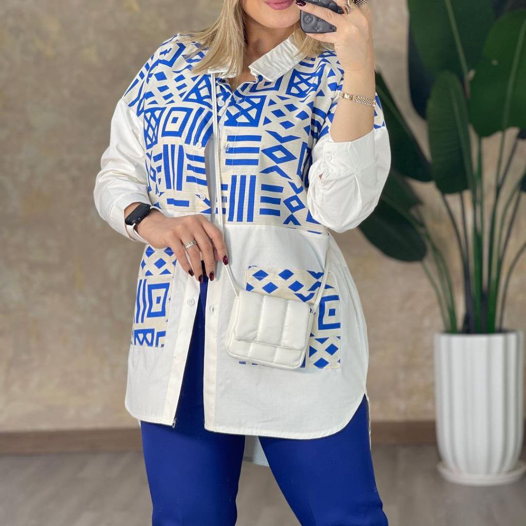 مانتو  لنین یقه دار