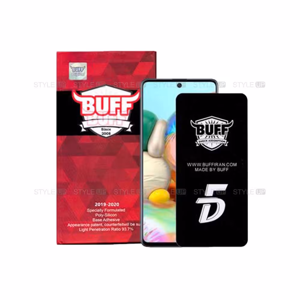 محافظ صفحه گلس گوشی سامسونگ Galaxy A71 مدل Buff 5D