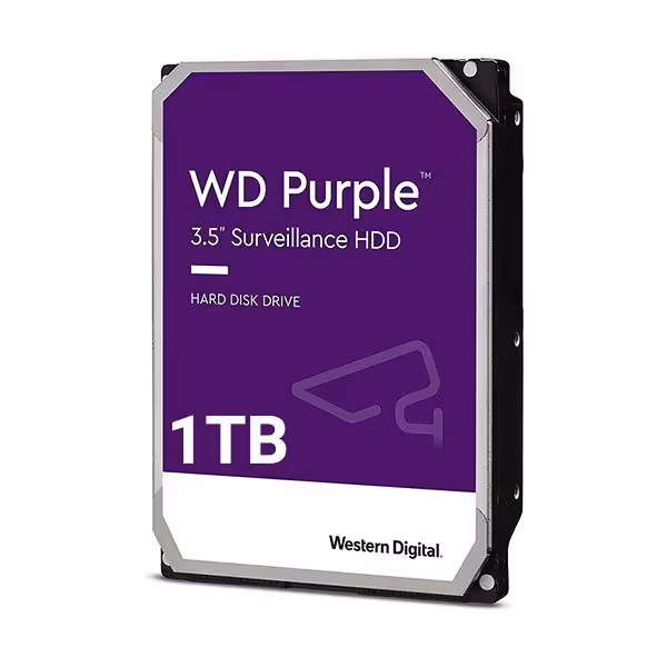 هارد اینترنال وسترن دیجیتال PURPLE 1TB