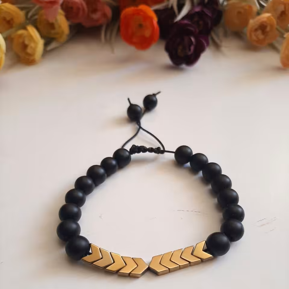 دستبند اونیکس  ولنتاین با ارسال رایگان