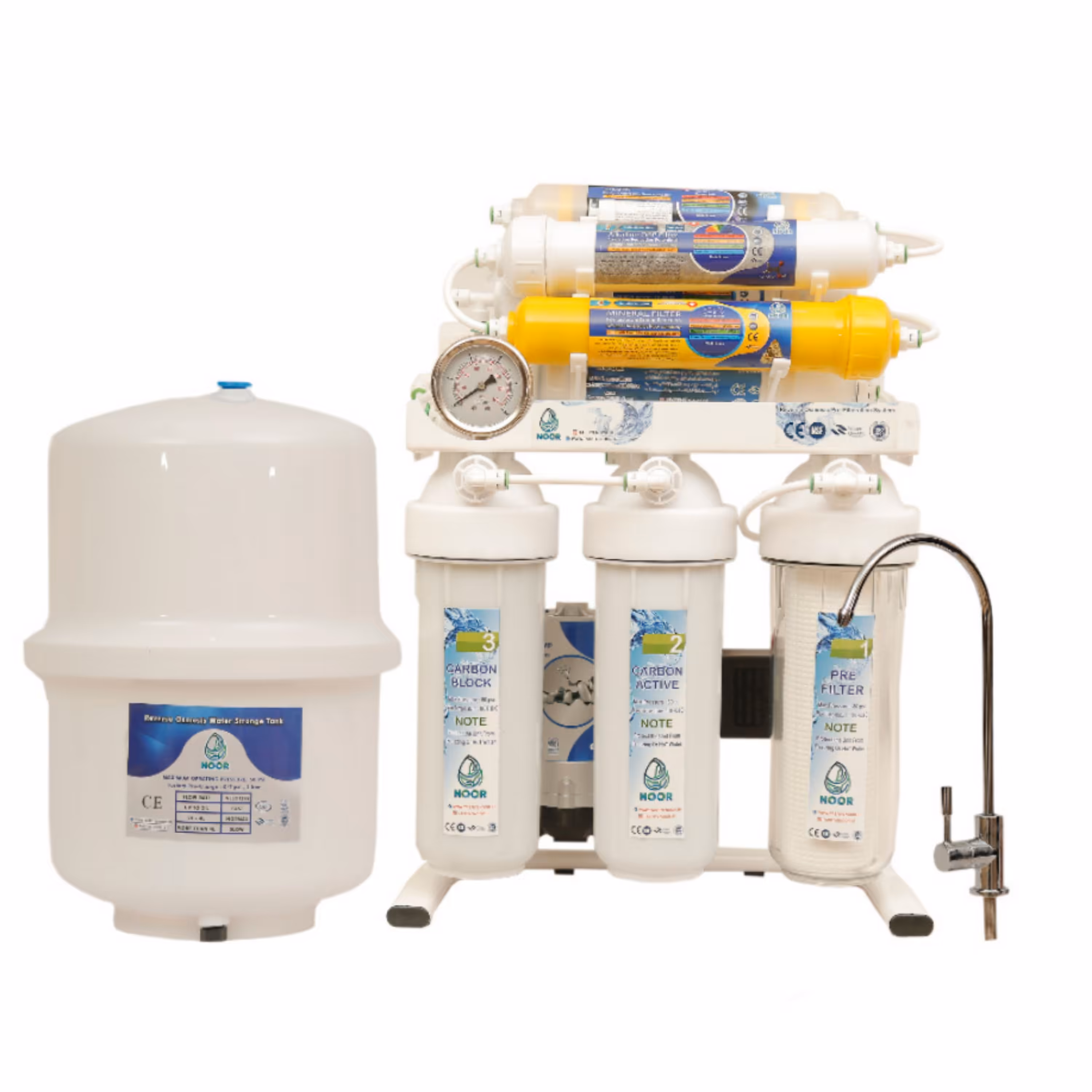 دستگاه تصفیه آب خانگی 9 مرحله ای نور مدل X METAL M900 با گارانتی 18 ماهه