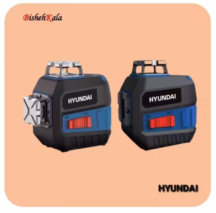 تراز لیزری 1500 HYUNDAI هیوندای سه بعدی شارژی باطری لیتیومی مدل 3D360LG