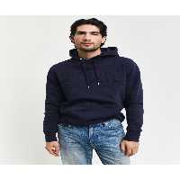 سویشرت آبی مردانه آرم کاپوت به طور منظم دریایی Gant
