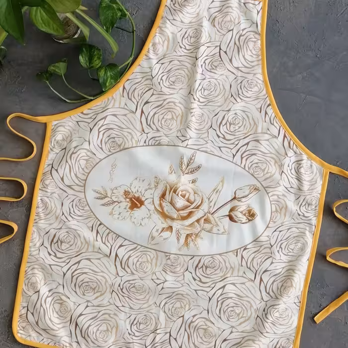 پیشبند مخمل نسوز مدل سوزان طرح 21